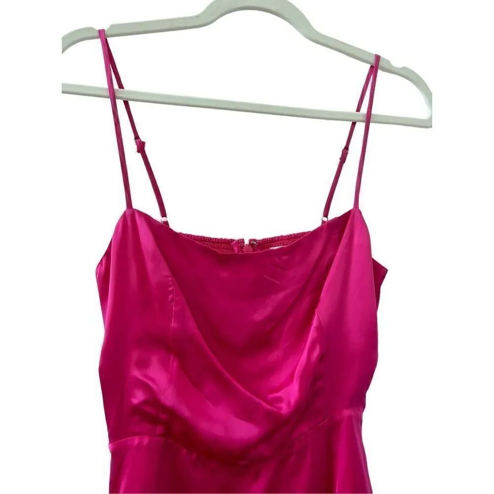 Wilfred Slip Mini Dress Women’s Fuchsia Pink Size 4 - Picture 3 of 6